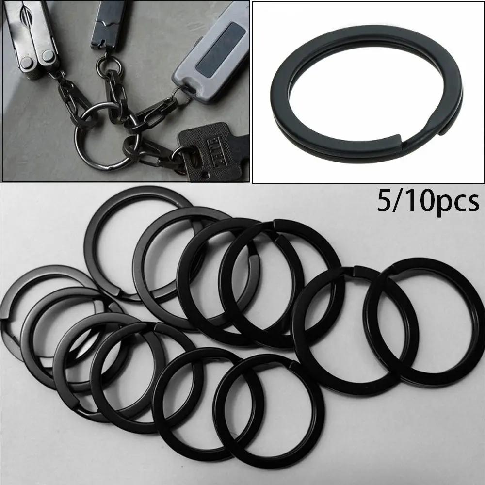 

5/10pcs DIY Locking Key Holder Stainless Steel Outdoor Tools Keys Ring Keyring Connectors Carabiner EDC Keychain New