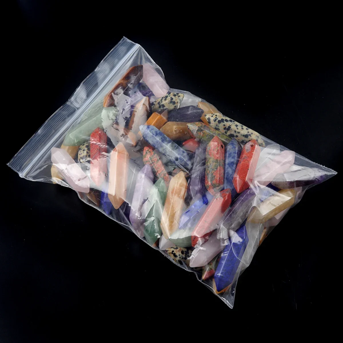 10Pcs Wholesale Natural Stone Unakite Lapis lazuli Amethysts Hexagonal Pendant Charms for Making DIY Necklace Earrings Jewelry