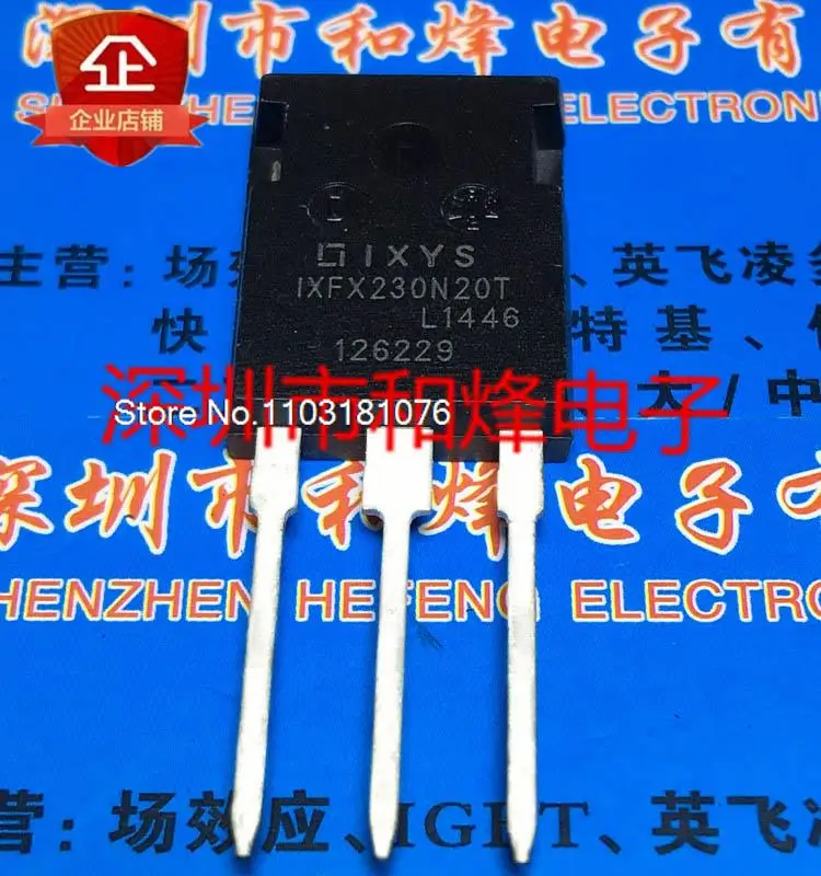 

IXFX230N20T MOS TO-247 200V 230A New Original Stock Power chip