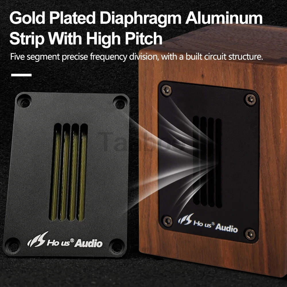 30W 6Ohm Walnut Fever Independent Ribbon Super Tweeter External Tweeter Sound Box Speaker