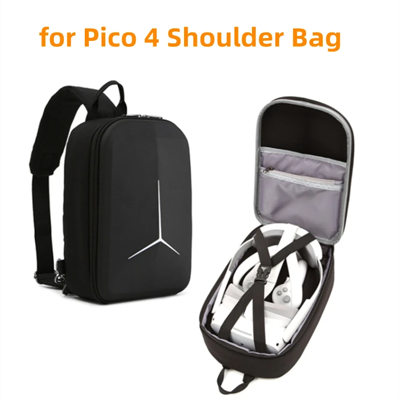 

For PICO 4 Chest Bag VR Glasses All-in-one Machine Storage Bag for Pico 4 Shoulder Bag Messenger Bag Fashion Portable Bag