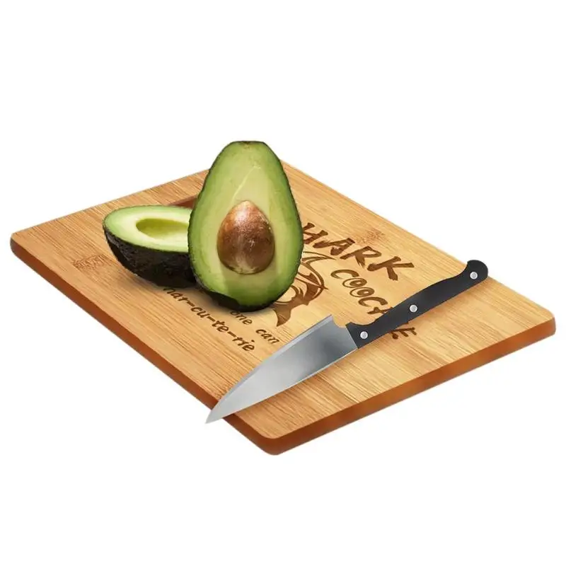 상어 요리 숯 보드 새겨진 도마 요리 음식 치즈 보드 대나무 나무 숯 보드 세트 주방  Best5