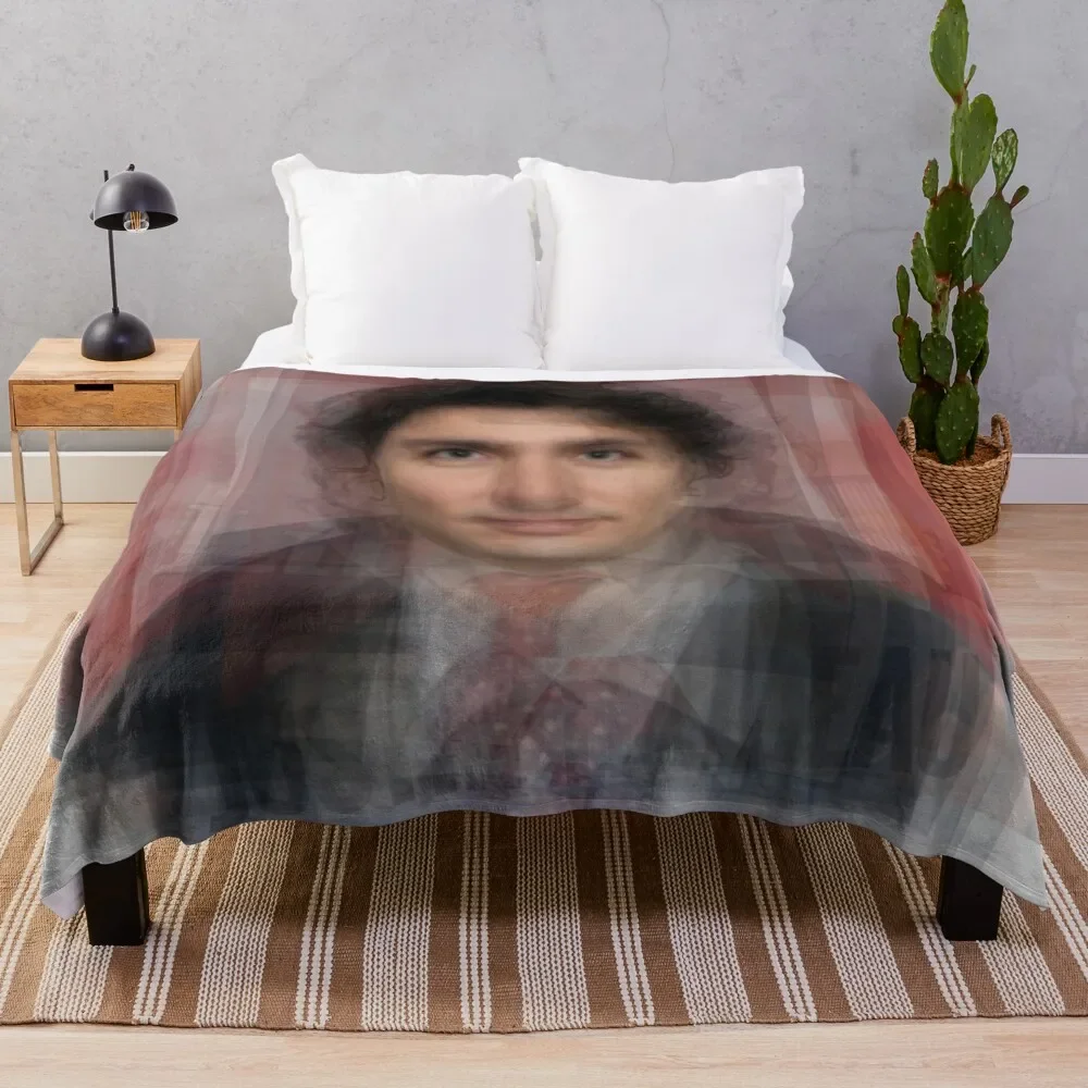 

Justin Trudeau Portrait Throw Blanket Shaggy Luxury St Blankets