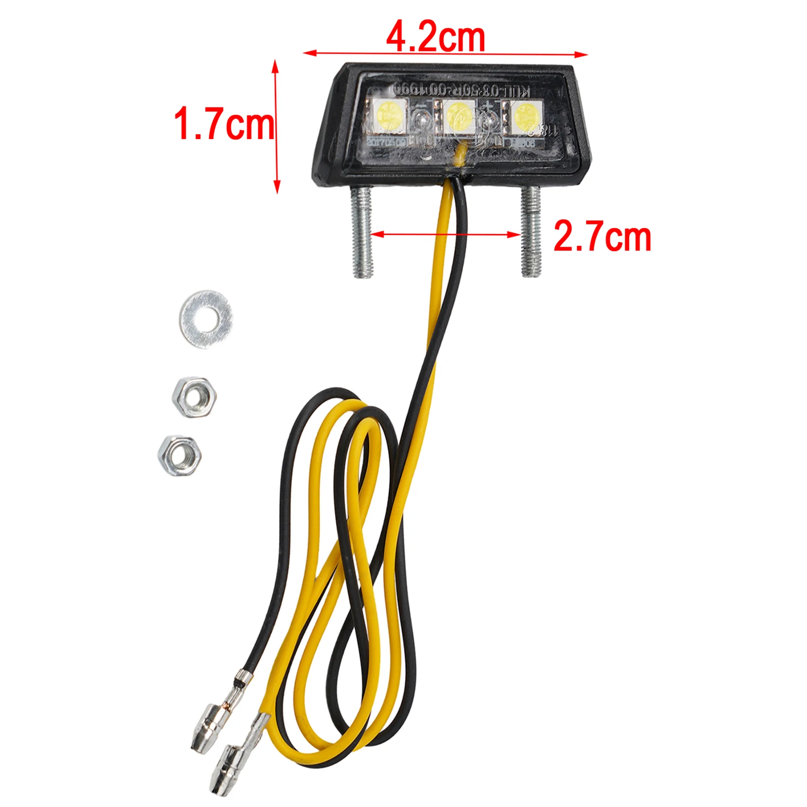 รูปสินค้า ไฟ LED ป้ายทะเบียนรถมอเตอร์ไซค์ 12V ส่องสว่างชัดเจน