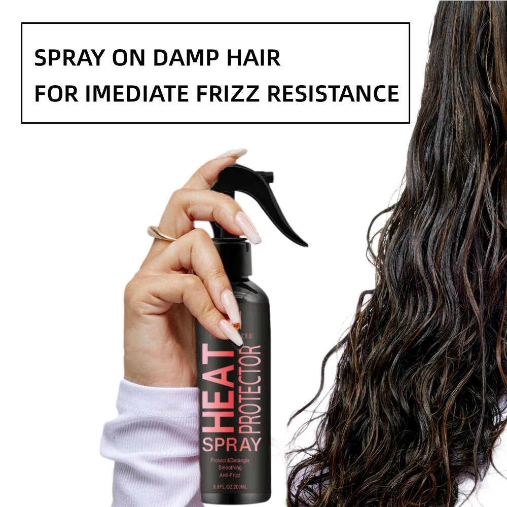 200ml Sulfate Argan Oil Hair Heat Protector Spray Protect Up To 450 F From Flat Irons Hot Blow Dry