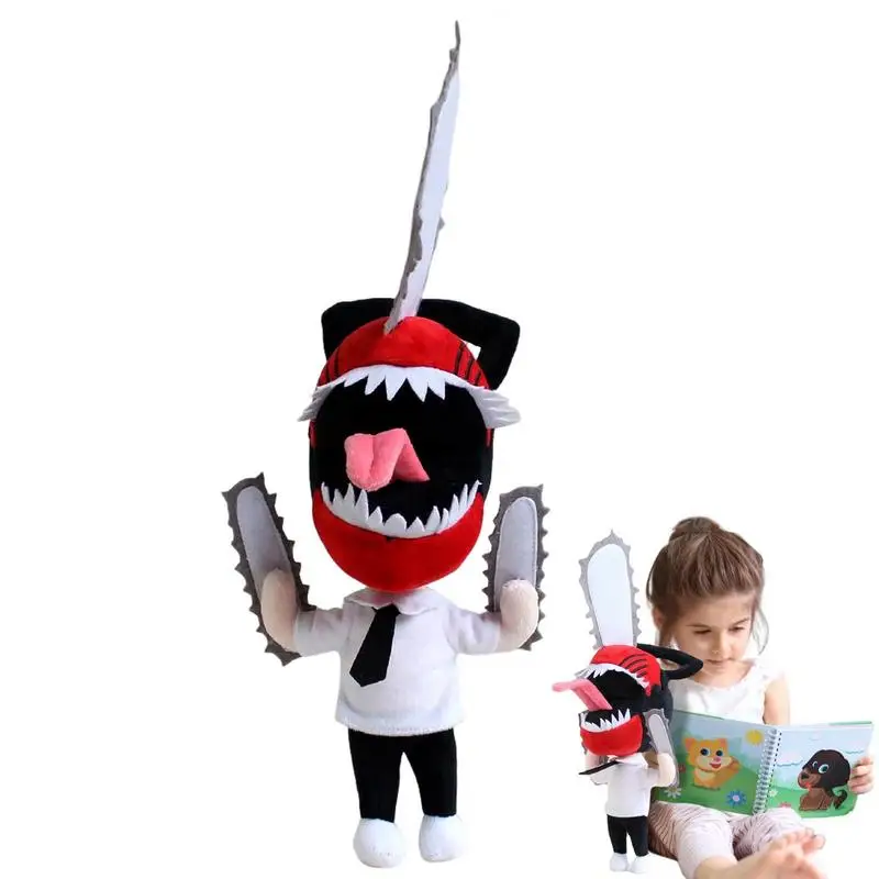 

Anime Chainsaw Themed Props Plush Doll Pillows Toy Kids Boys Girls Gift Cartoon Home Decoration Living Bedroom Throw Pillows