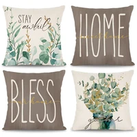 Spring Bohemia Style Geometry Pillowcase Sweet Home Geometry Flower Design Cushion Cover For Family Home Sofa Spring Decor 45x45 2