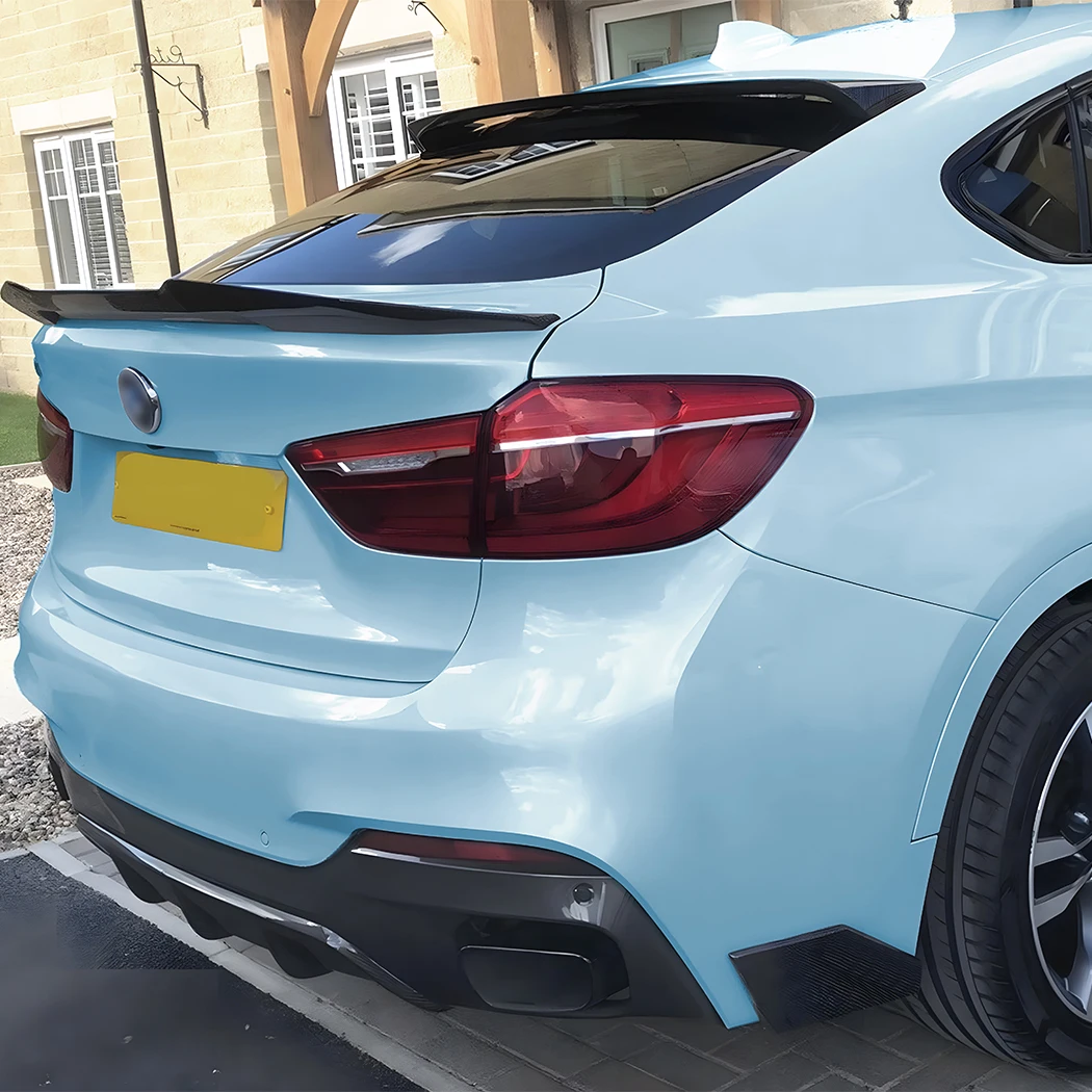 리어 범퍼 립 스포일러 디퓨저 차체 키트, BMW X6 F16 M 스포츠 2014 - 2019 M-스포츠 버전 수정 커버 트림