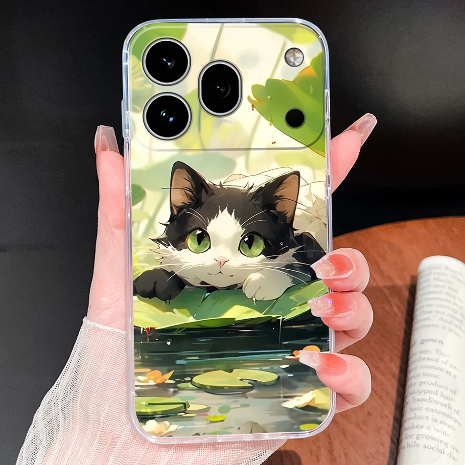 Clear Cool Stars Vibe Shockproof Silicone Phone Case