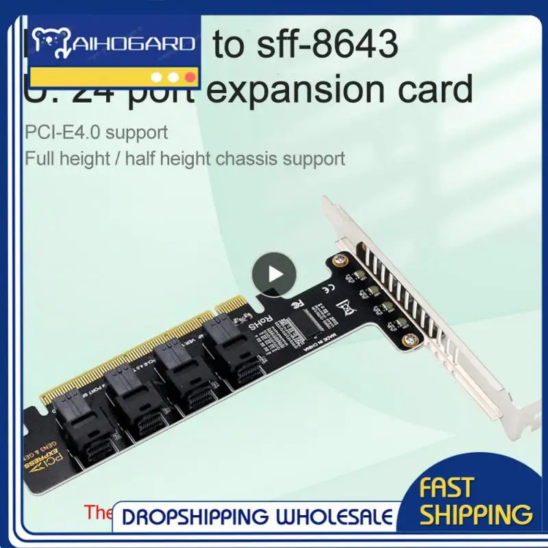 

USB-адаптер для карт памяти 16-4 порта, с поддержкой PCI-E X4/X8/X16