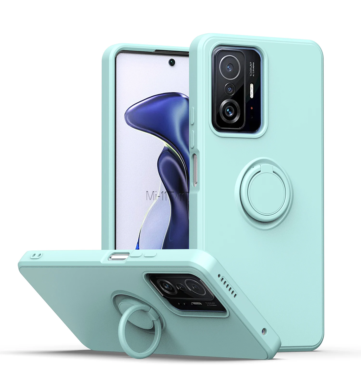 

Жидкий силиконовый чехол для Xiaomi 11T Pro, магнитный автомобильный держатель, чехол с ручным ремешком для Xiaomi 12T 12T Pro/Xiaomi 11/Xiaomi 11T