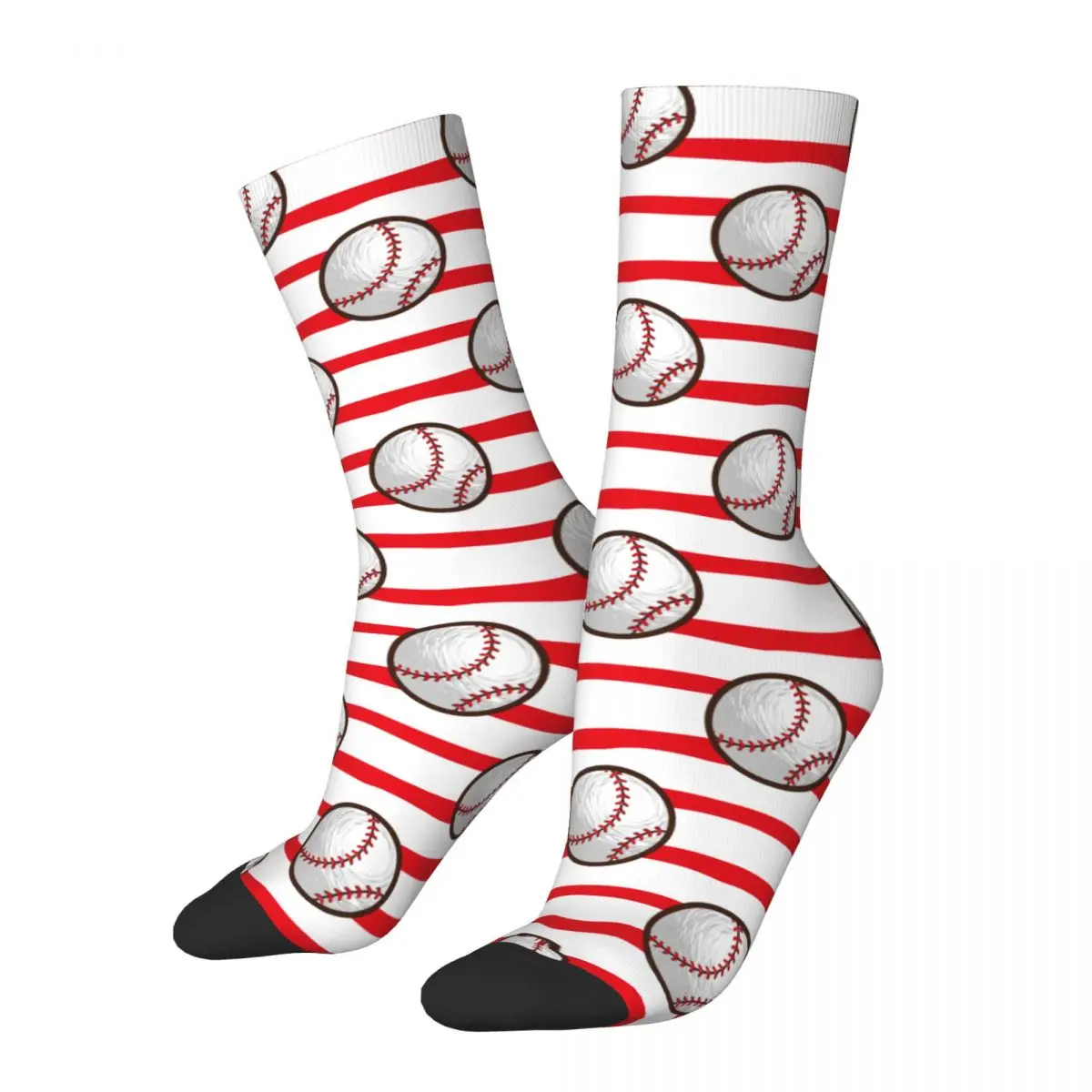 Harajuku Women Men Baseball Player Lover Sportswear Dress Socks Stuff Cozy Socks Soft Birthday Present