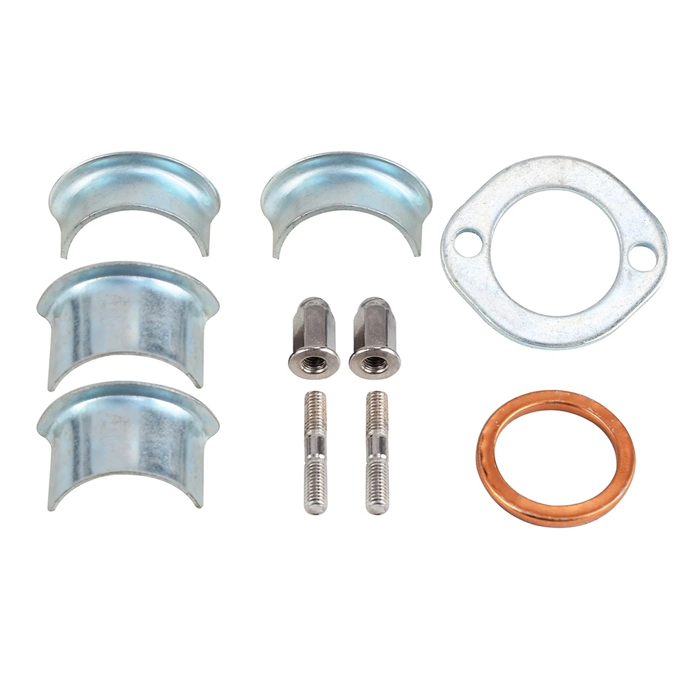 

NICECNC Motorcycle Accessories Exhaust Collets Collars Clamp Holder Kit For Honda CG125 CB XL XL185