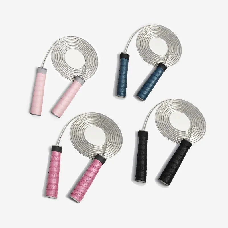PVC Jump Rope Adjustable Skipping Rope pp Bearing Core Jump Ropes aerobic training leg exercises lose weight gym training equip