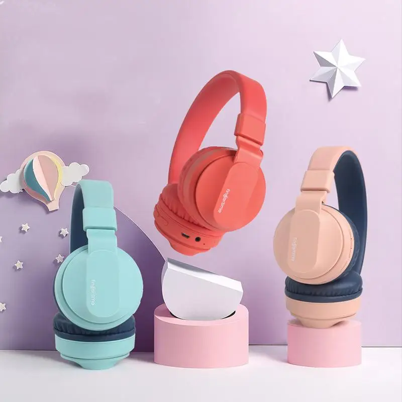 

Headset Bluetooth Headset 5.0 Wireless Learning Net Class Entertainment Games Plug-In Card Children's Headphones