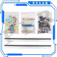 PLR Diy New Electronics Components Basic Starter Kit for Arduino UNO MEGA2560 Raspberry Pi with LED Buzzer Capacitor Resistor - Image 2