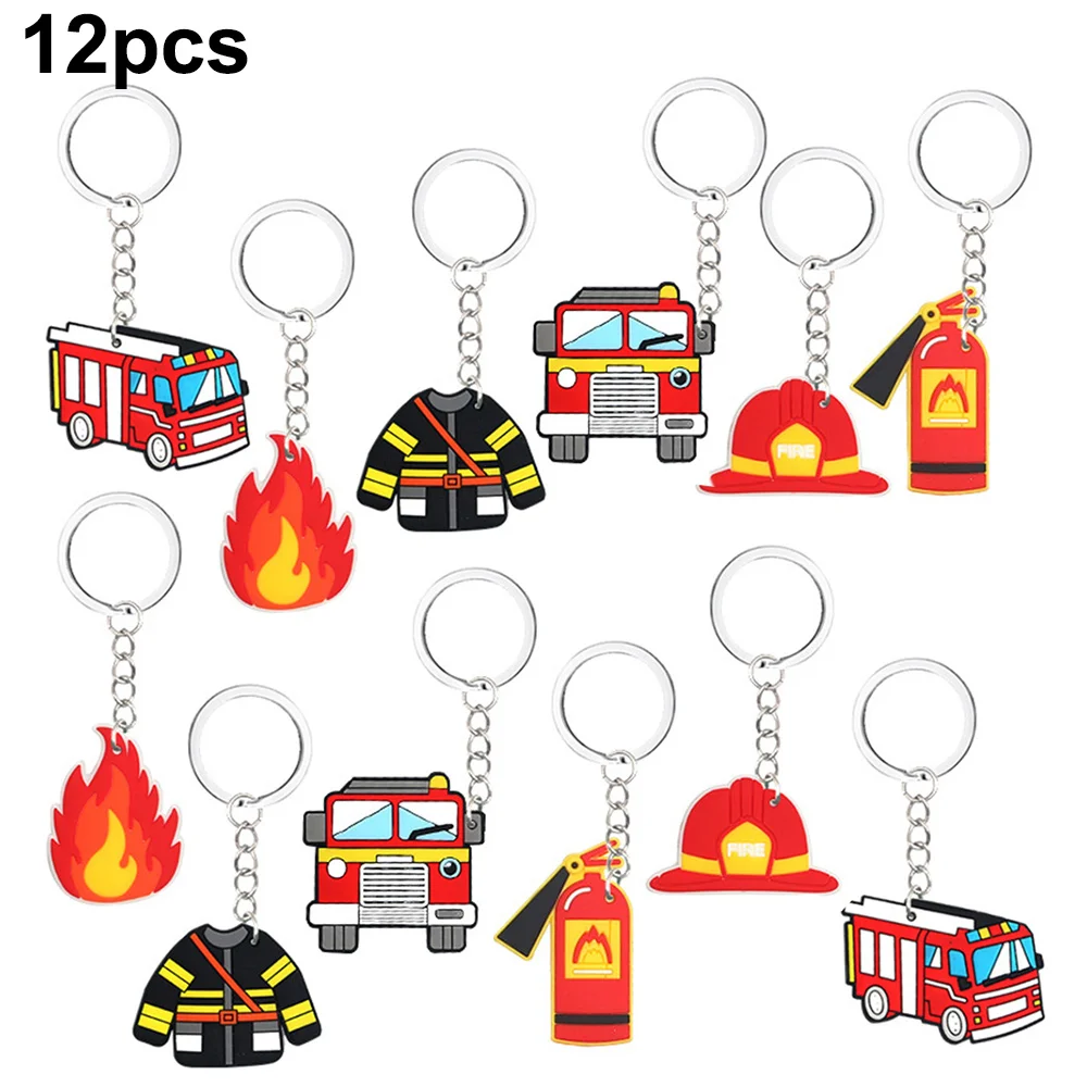 Feuerwehrauto-Party Goodie Bags Set – 122 Teile Mit Tüten, Notizblöcken, Armbändern, Aufklebern & Mehr Für Kindergeburtstag