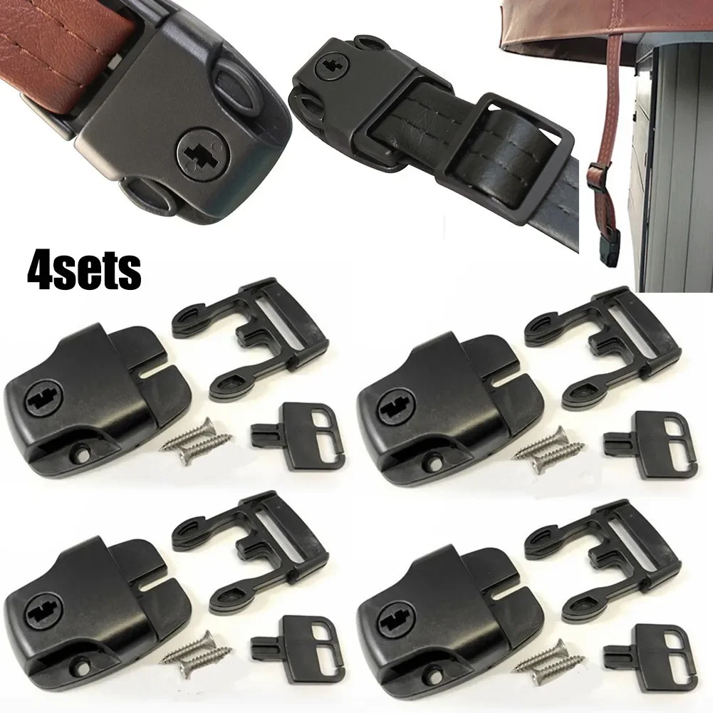 Air valve accessories 4 Set Spa Cover Broken Latch Repair Kit Clip Lock With Key Hardware Safety Plastic Buckle Luggage Accessories