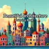 Beautiful Architecture Coloring Book 24pages of House Adult Picture Book Graffiti Painting Drawing can relax and relieve stress 6