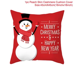 Festive Christmas Cushion Cover Pillowcase - Merry Christmas Home Décor 2023 (23)
