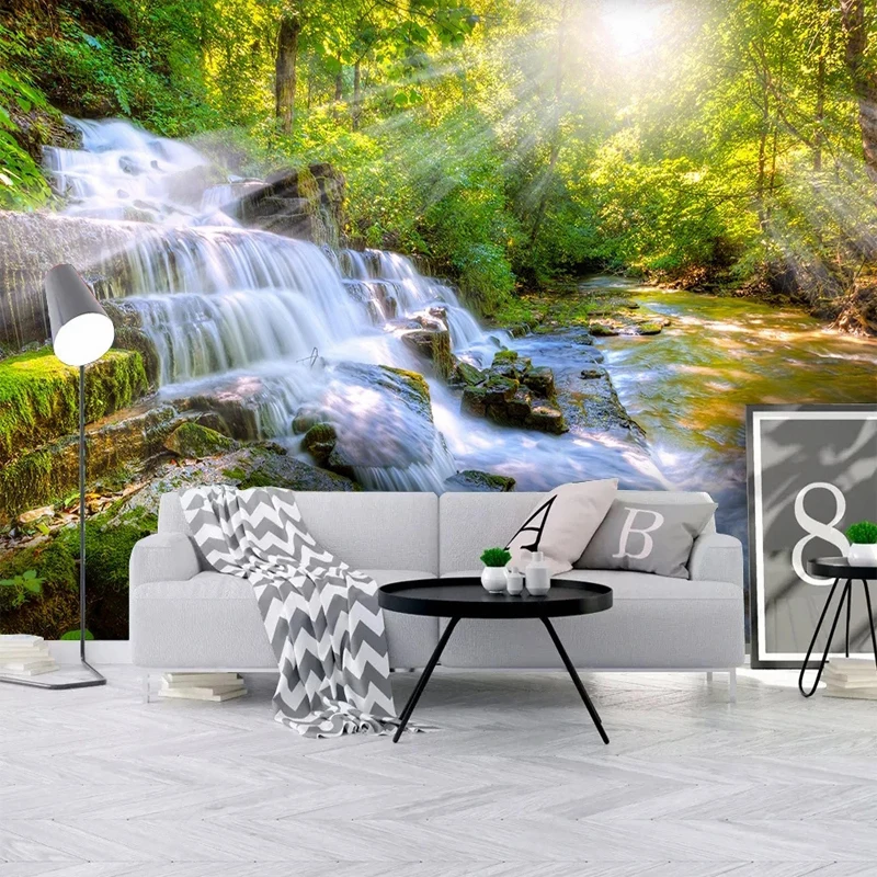 personalizado 3d murais de parede natureza paisagem 01