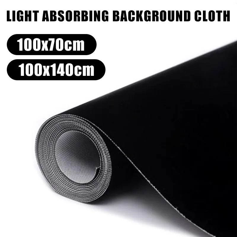Photo Backdrop Black Photography Backdrops Cloth Light Absorbing Fabric Screen Pictures Art Wall Background Photo Studio Props