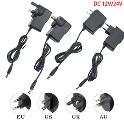 Universal AC to DC Power Supply Adapter for LED Strip Lighting, 12W - 120W, Multi - Voltage Output (DC 12V)