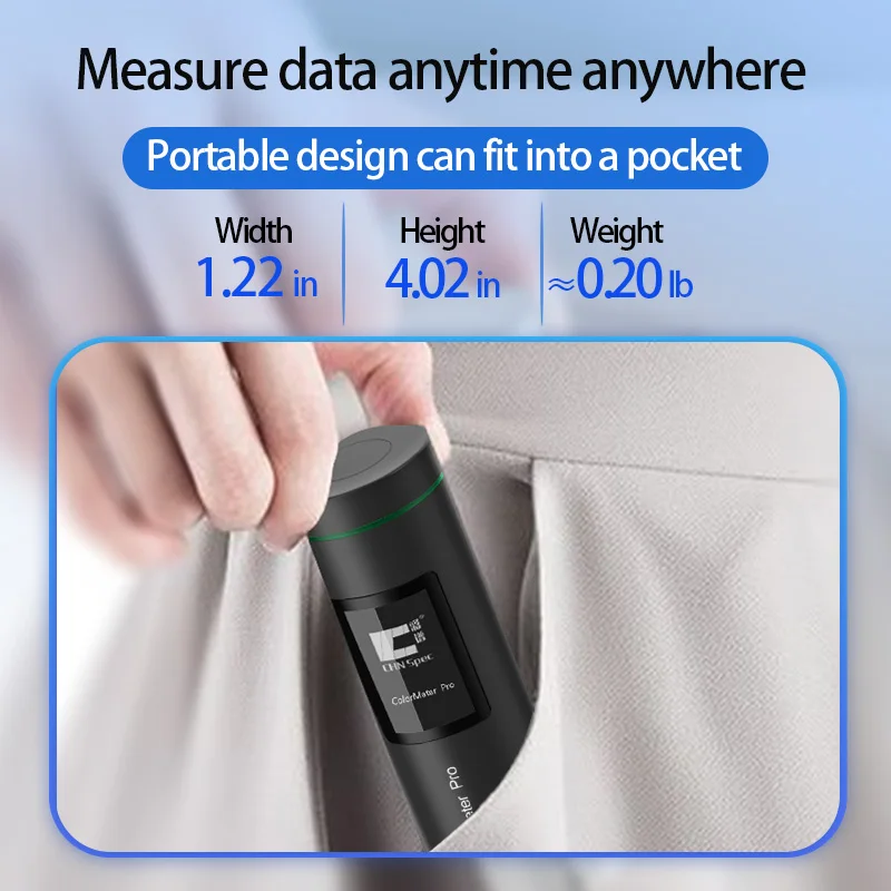 High Accurate Colorimeter Portable Blueteeth Color Analyzer Suport Android iOS PC For Printing Paint Cloth Plastic Leather Fruit 3
