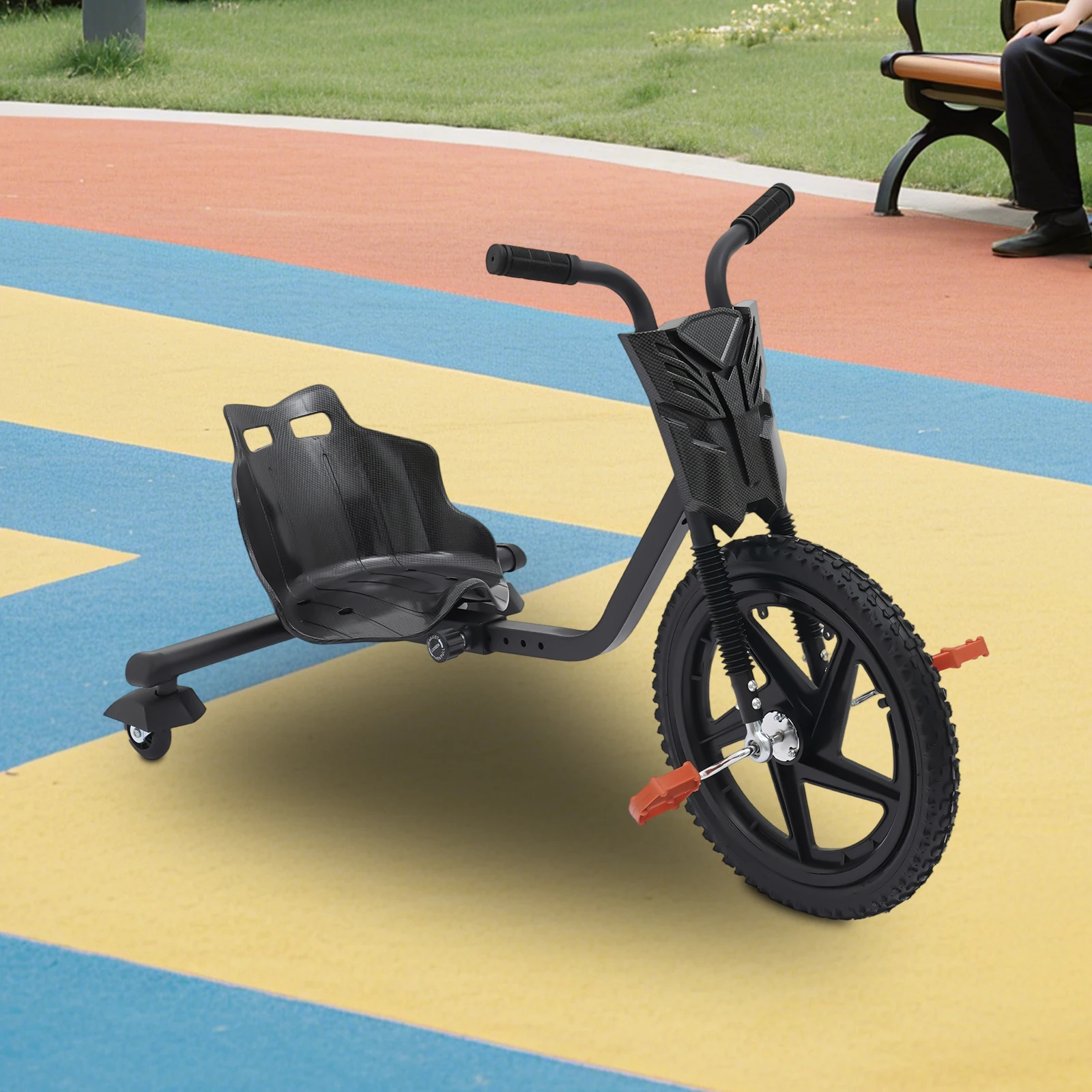 Adjustable Children’s Tricycle Treadmill with Anti-slip Pedals Multicolour Pedal Scooter for children ages 6+