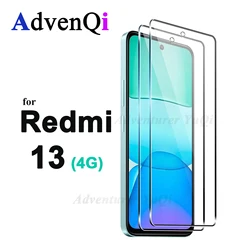 HD Crystal Clear Tempered Glass Screen Protector - Anti - Scratch, Case Friendly for 1 piece  trial (For Redmi 13)