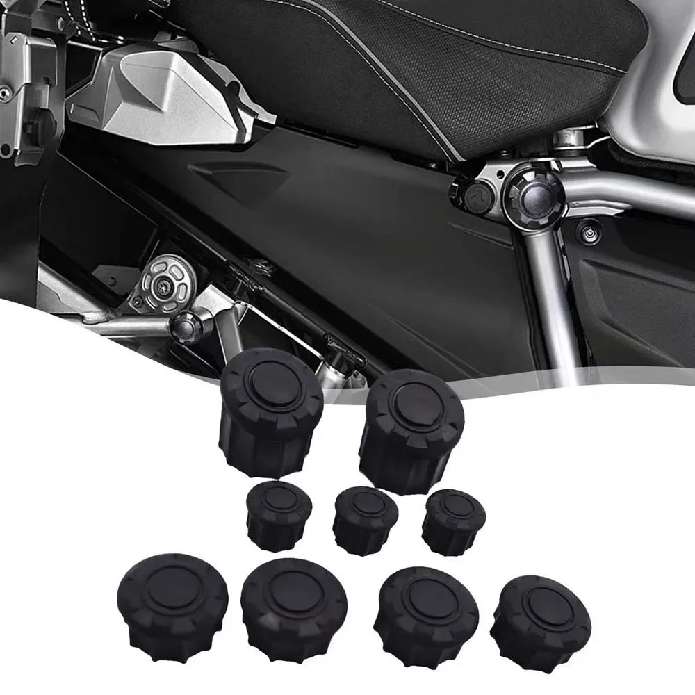 Motorcycle Frame Hole Cover Caps Plug Decorative Frame Cap Set For BMW R1250GS R1200GS R 1250 GS R 1200 GS LC ADV Adventure
