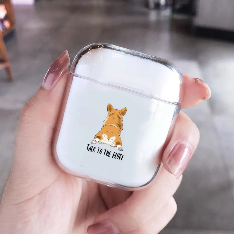 Adorable Cartoon Dog Earphone Case - Shockproof Soft Cover & Protective Accessory Shell