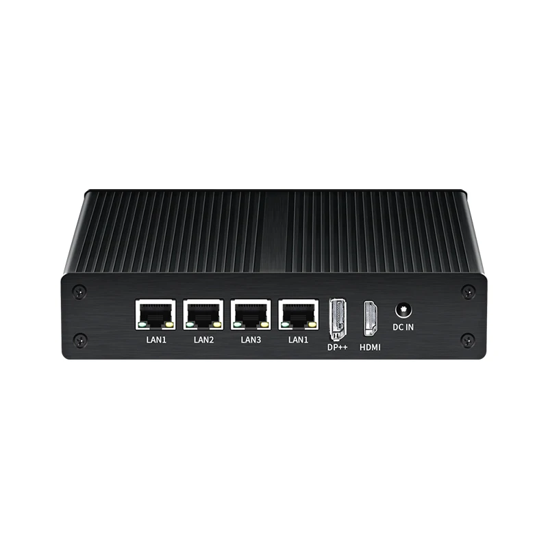 

XCY Fanless Industrial Mini PC Intel Processor N100 4x 2.5G Ethernet 2x COM RS485 RS232 Firewall Router Windows 10/11 Ubuntu