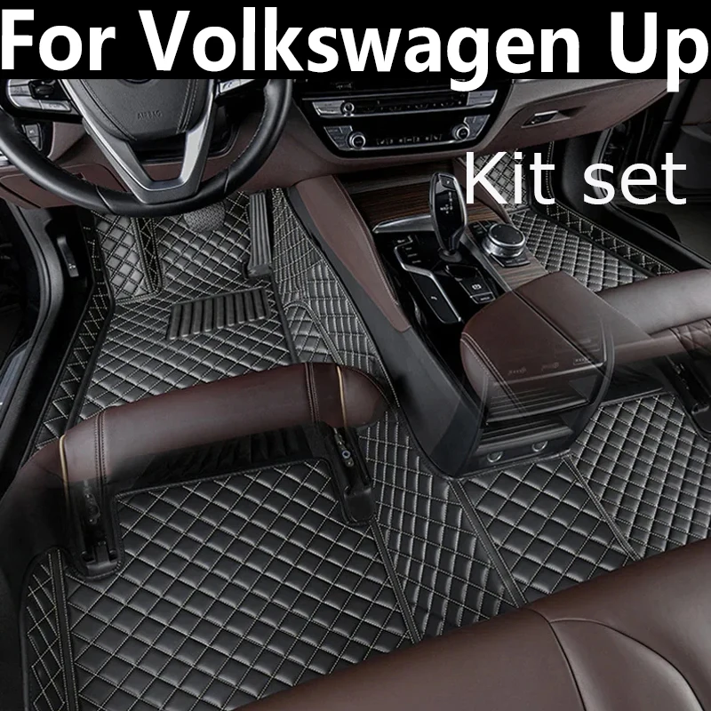 Tappetino Auto Per Vw Volkswagen Up 2012 ~ 2019 Impermeabile Tapete Automotivo Para Carro Tappetini Auto Accessori Voiture Accessori Auto