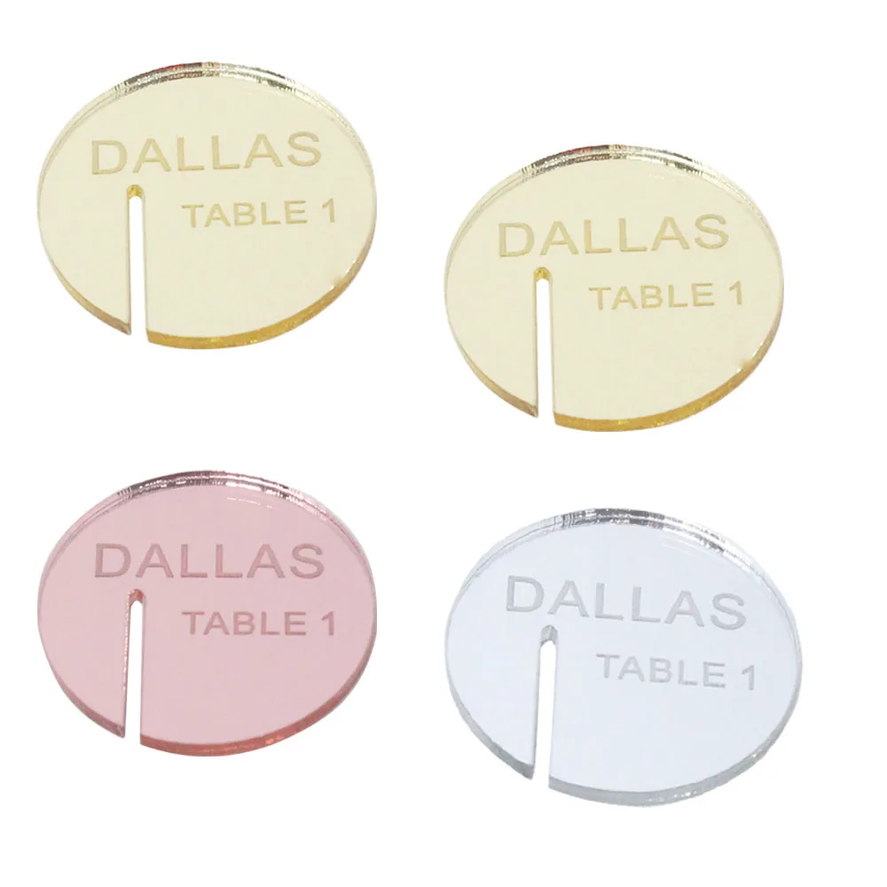 

20PCS Personalized Wedding Drink Name Tags Place Cards Place Setting Glass Charms Acrylic Custom Guest Drink Markers