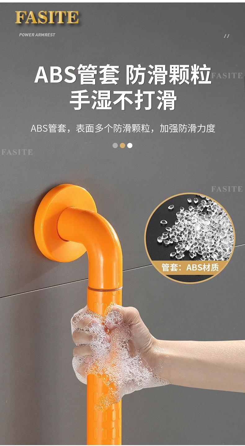 Description Picture 6 of itemToilet Safety Handrail Stainless Steel Bar Shower Bracket Handrail Disabled Gadgets Barre Appui Douche Bathroom Accessories