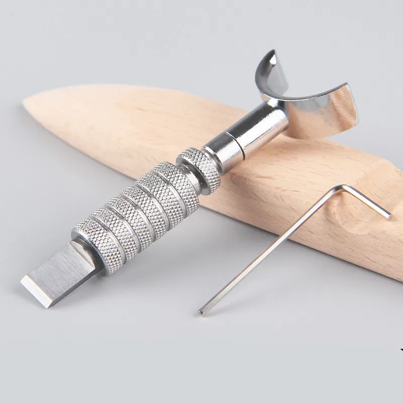 Description Picture 2 of itemAdjustable DIY Manual Rotary Tools Leather Carving Swivel Knife Blade Tools Leathercraft Leather Carving Swivel Knife Blade NEW