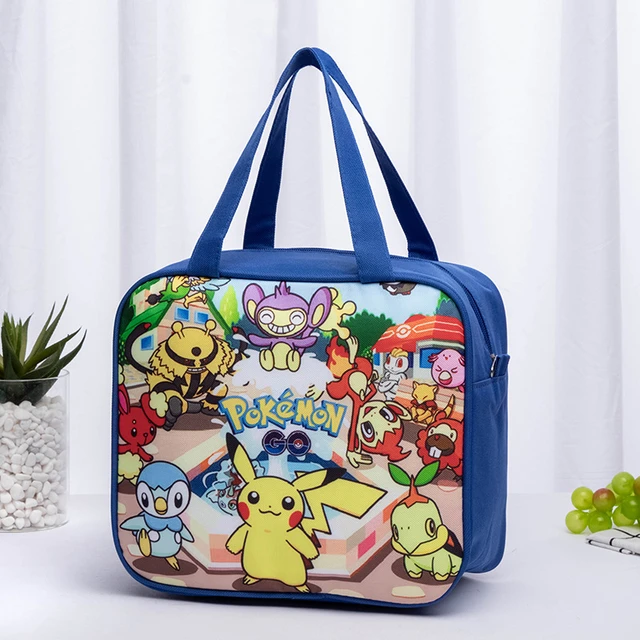 Pokemon Pikachu Children's Insulated Lunch Bags Portable High Capacity  Cartoon Picnic Bag Student Lunch Box Ice Pack Thermal Bag - AliExpress