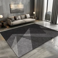 Modern Grey Carpet for Living Room Decoration Bedroom Rug for Home Lounge Rug Soft Fluffy Doormat Entrance Door Mat Non-slip 1