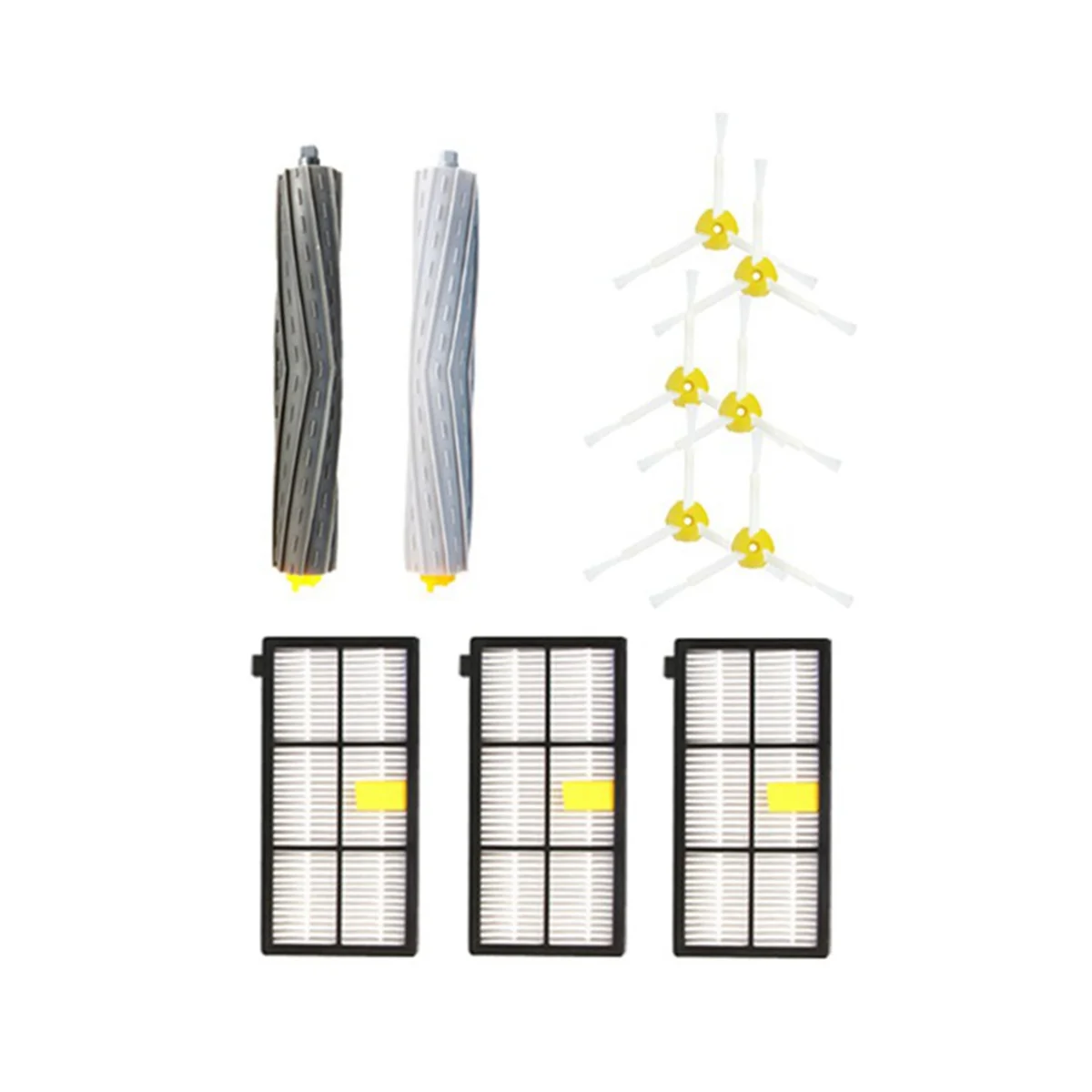 

Подходит для 800, 860, 870, 880, 980 фотощеток, основная щетка, роликовая щетка, боковая щетка, фильтр