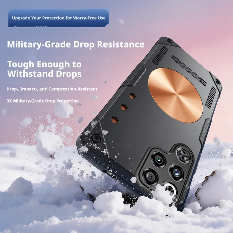 Lightweight Silicone Copper Heat Sink Gaming Case with Refreshing Grip