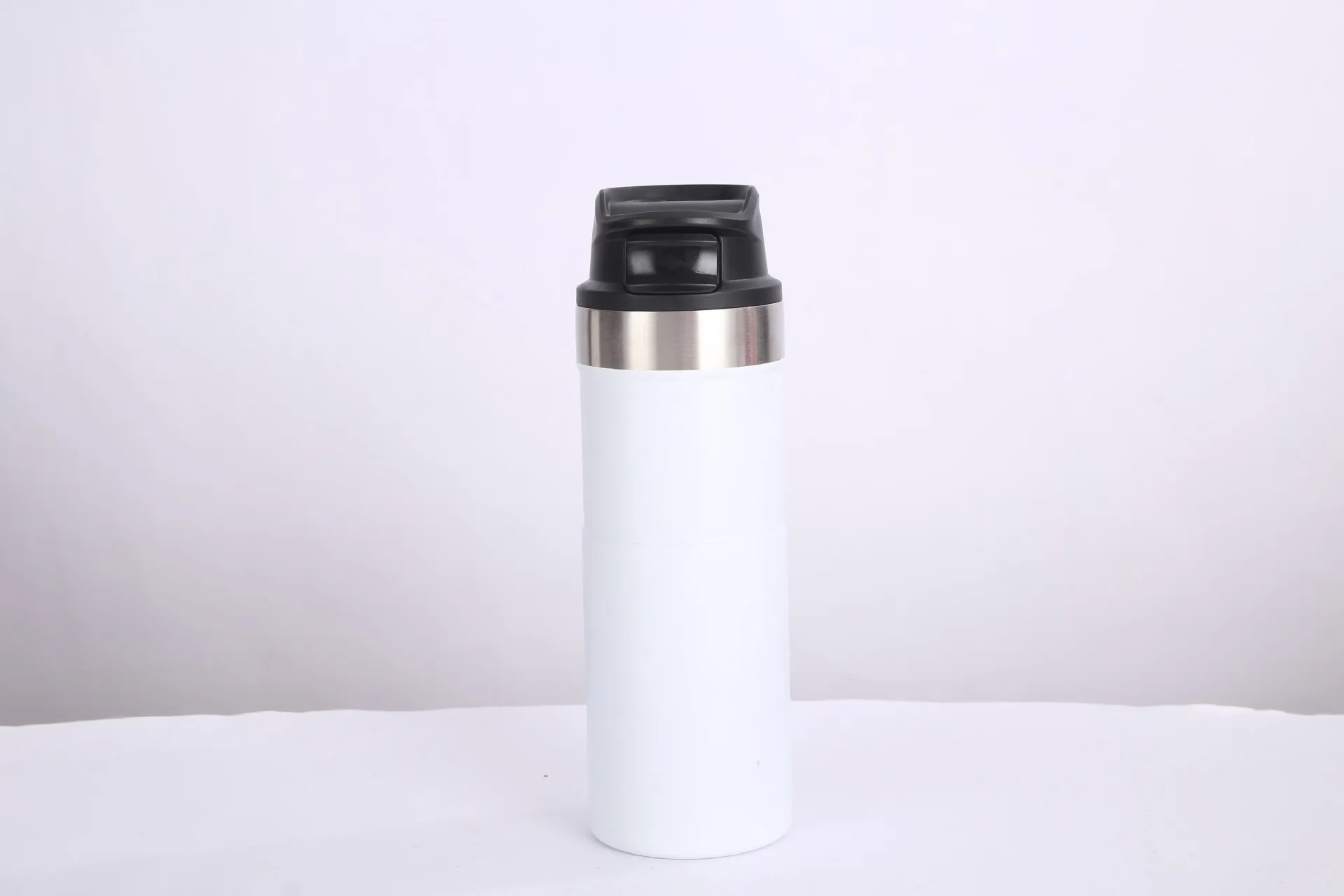 Taza de café de viaje de acción gatillo clásico sin BPA 500 ml 16 OZ taza de pared doble - Imagen 16 de 17