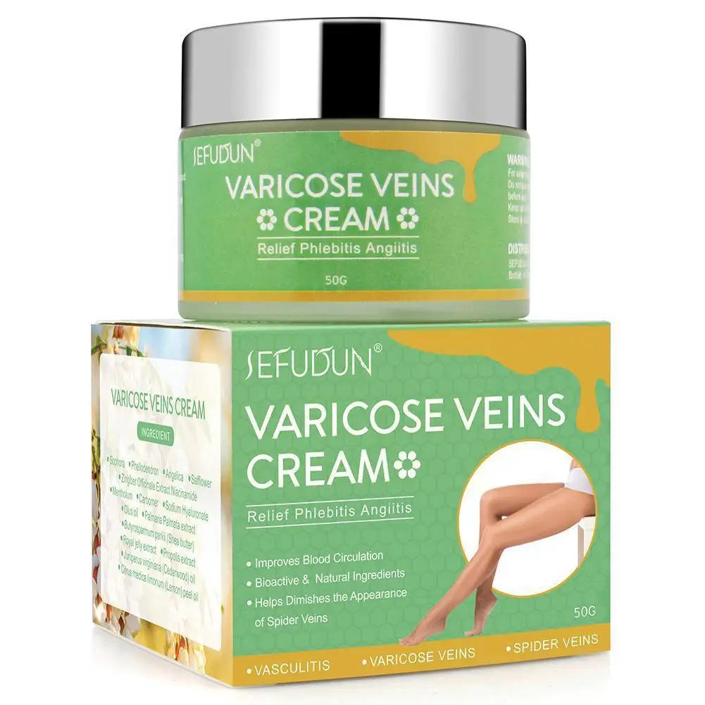 

Varicose Vein Repair Cream Tongmai Effective Relieves Phlebitis Leg Treatment Cream 50g Bulge Remove Vasculitis Vein Pain T5M2