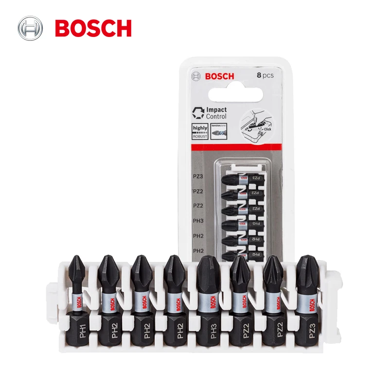 Bosch Screwdriver Bits Kit Impact Control Screwdriver Bits Sets Power Tool Kit Alloy Steel for Electric Drill Accessories