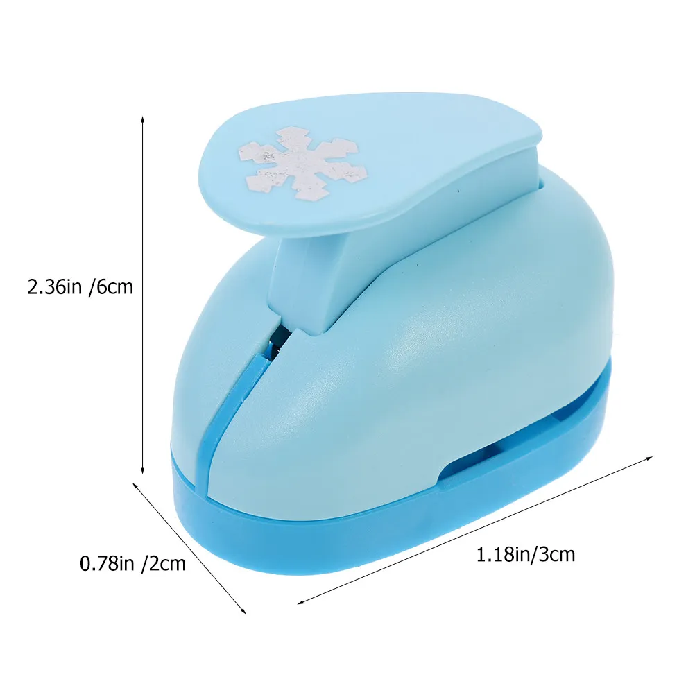 2Pcs DIY 공예용 플라스틱 핸드헬드 종이 펀치, 스크랩북, 인사말 카드, 봉투, 기념품 책, 선물 태그, 구멍 뚫는 도구