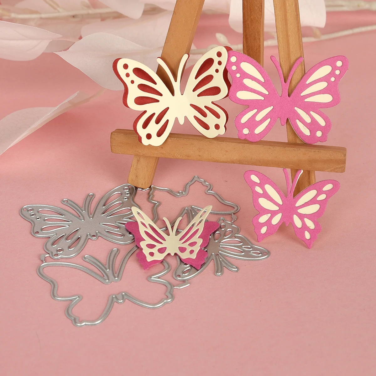 Cutting Dies Butterfly Stencils Combination Embossing Puzzle Template