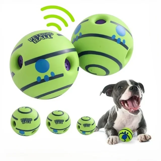 Dog Toy Funny Interactive Giggle Ball Toy for Dog Grind Teeth and Relieve Boredom Dog Wear-resistant Chew Toys Pet supplies 2