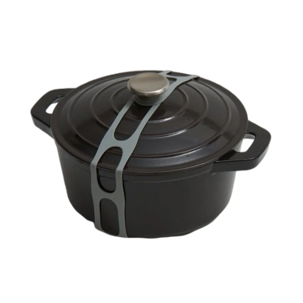 1 pcs Universal Silicone Dishes Seal Bundling Straps Leak-proof Pot Lid Strap Securing Strap