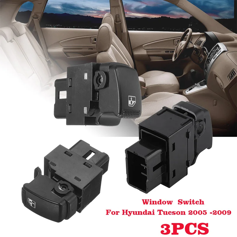 Per Hyundai Tucson Getz Matrix Kia Sorento Carens Car Electric Single Power Master Window Control Switch Button Muslimah