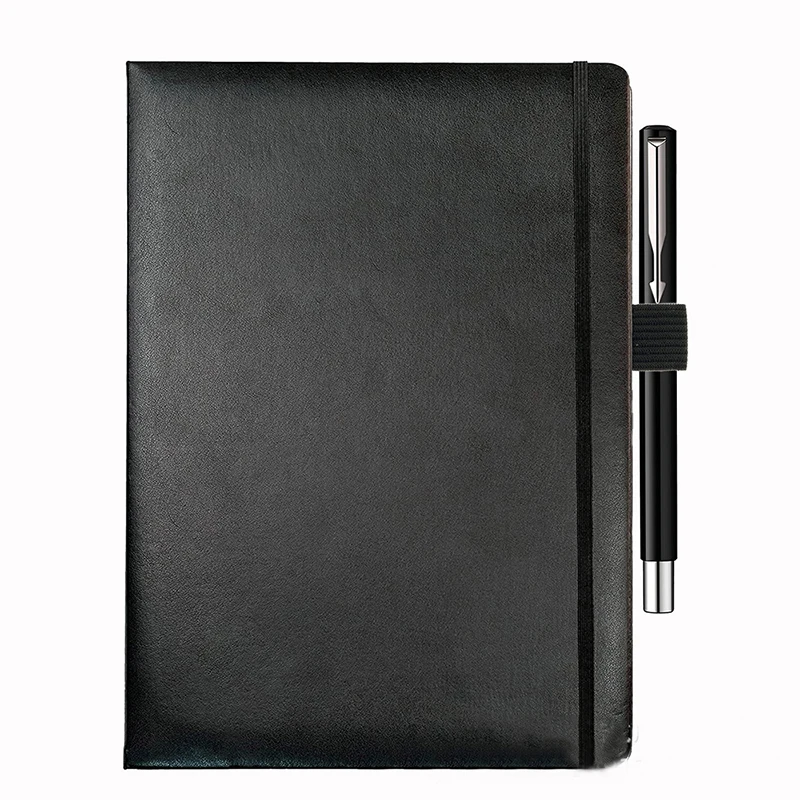 Pencil Clip PU Leather Pen Holder for Pencil Books Notebooks
